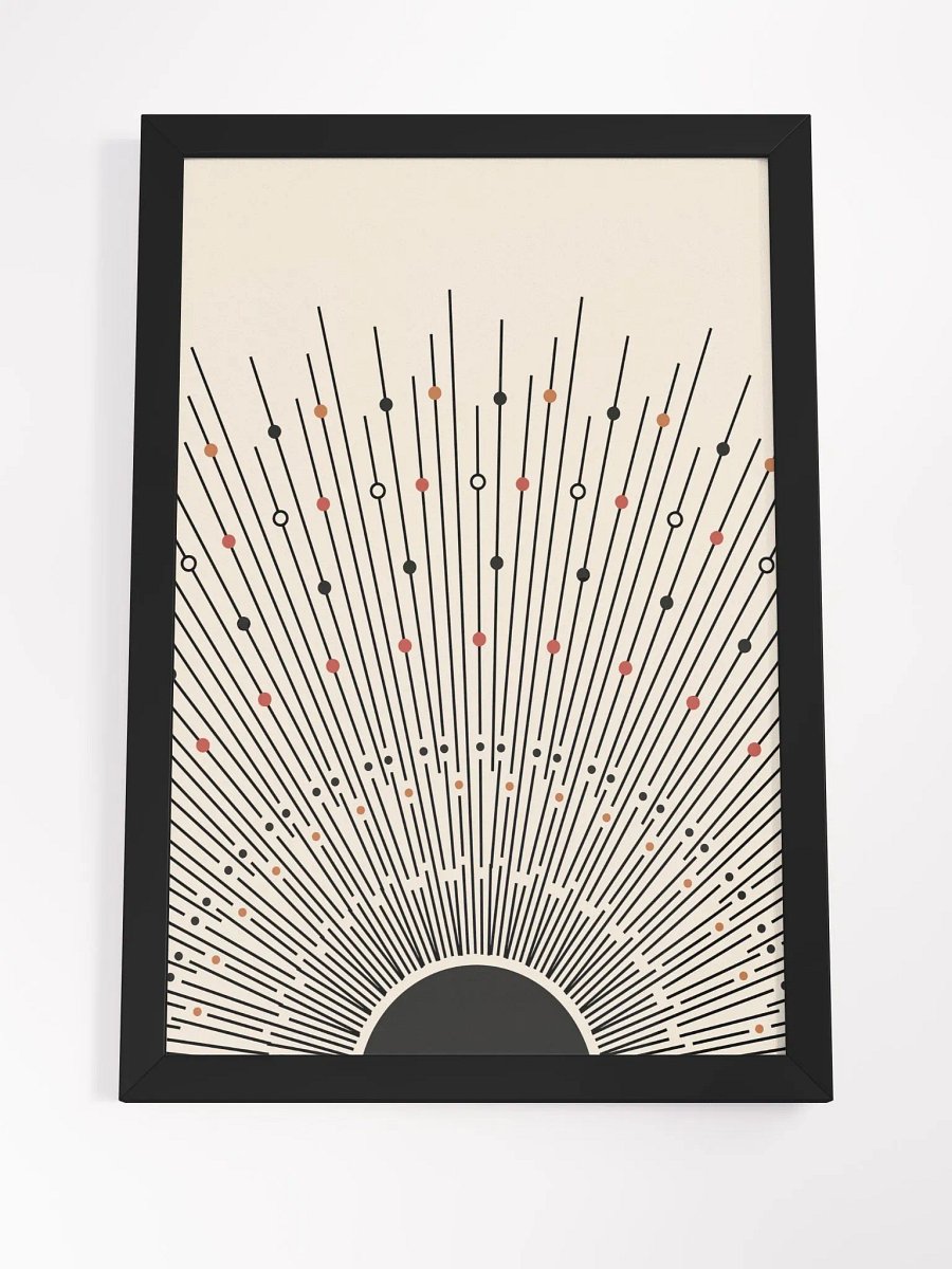 Radiant Burst Framed Poster product image (23)