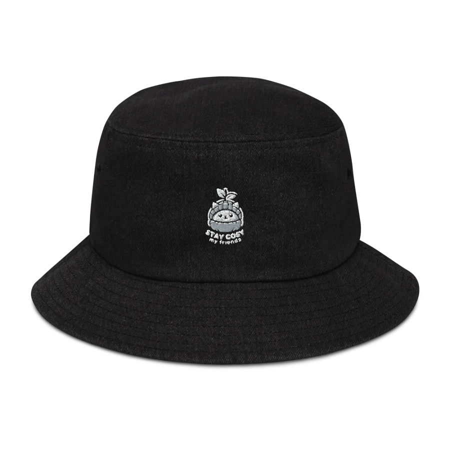 Stay Cosy, My Friends Denim Bucket Hat product image (1)