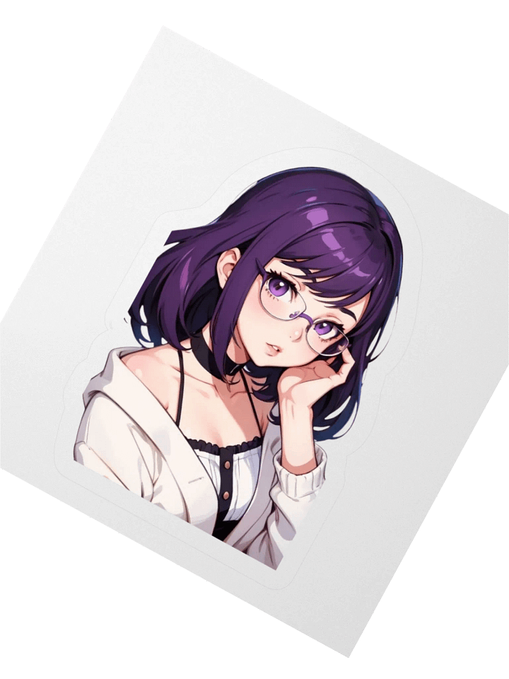 (PURPLE WAIFU) K STICKERS product image (2)