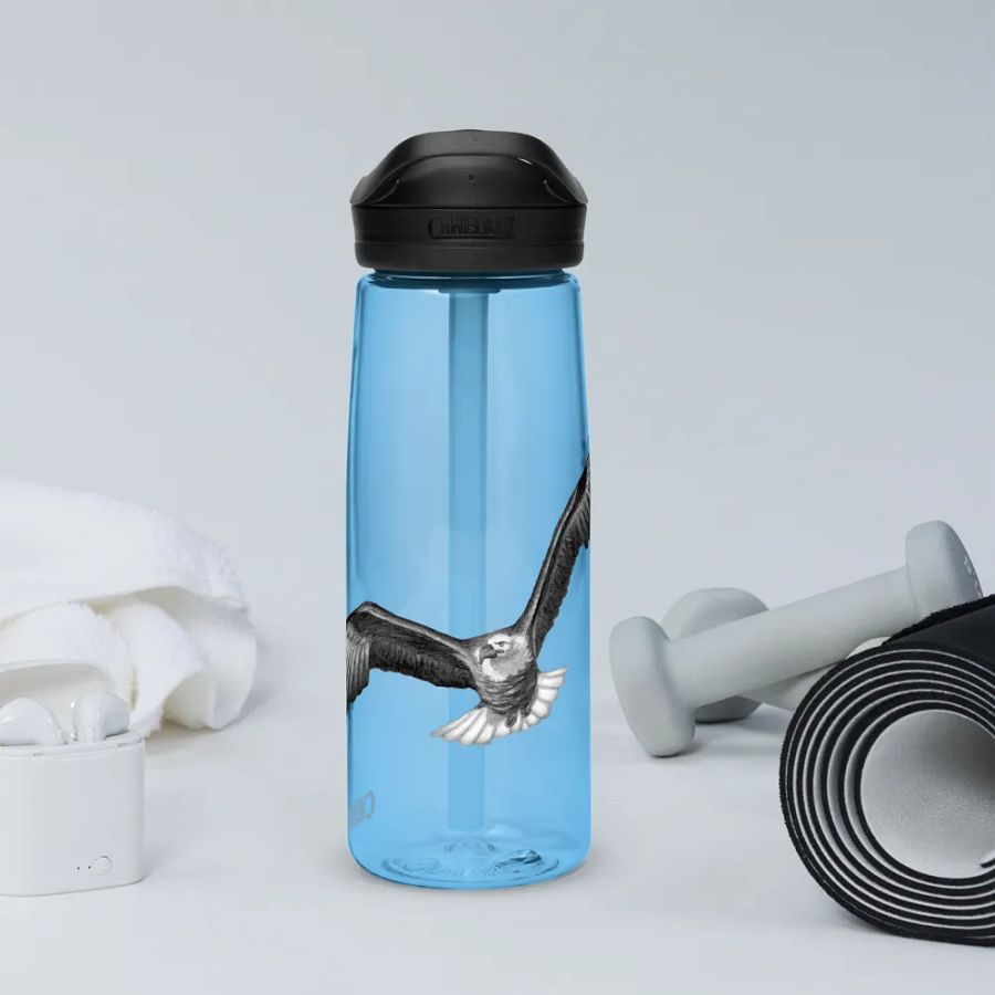 Eagle Drawing Water Bottle Straw product image (69)