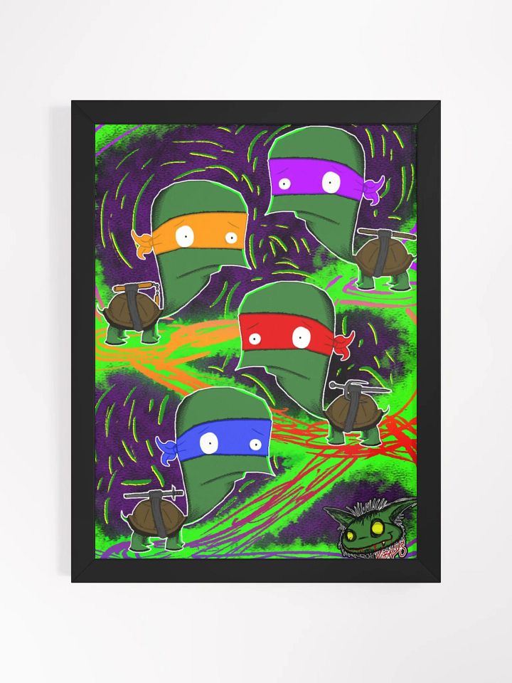 Heroes in a Half Shell Framed Matte Poster product image (3)