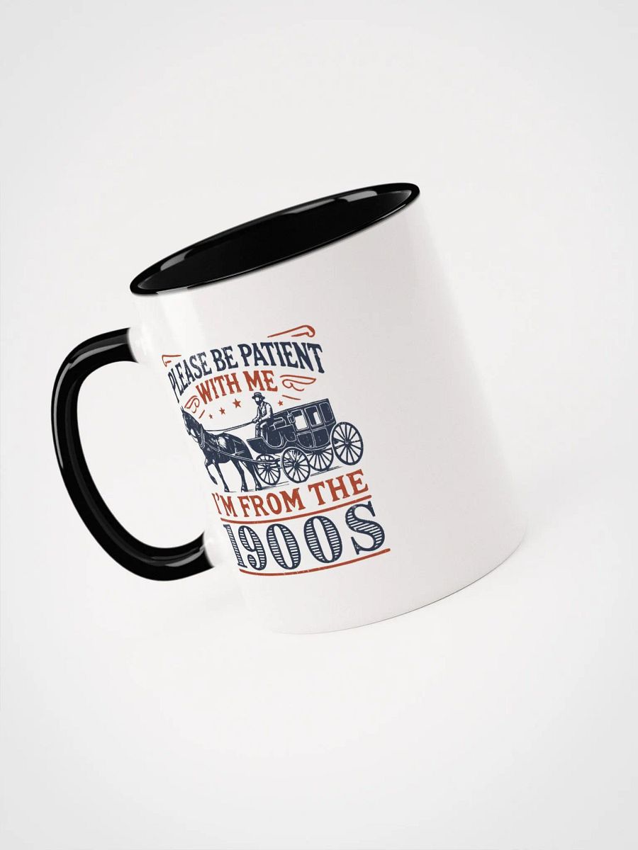 Vintage Horse Cart Coffee Mug – Funny Retro Gift with 1900s Humor product image (5)