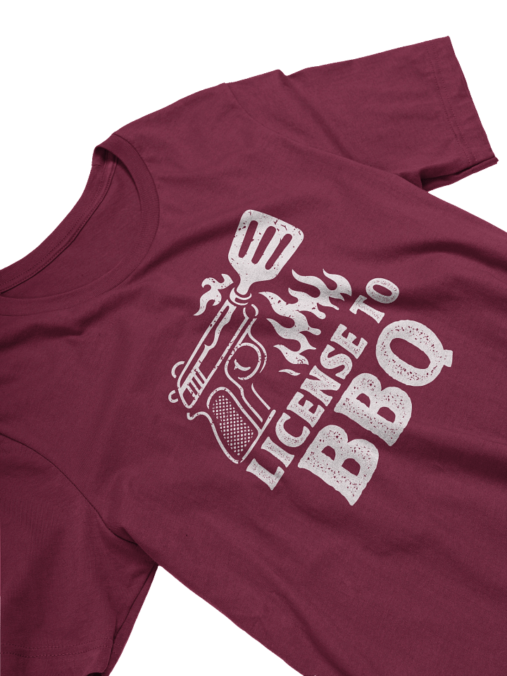 License To BBQ – Funny Dad T-Shirt for Grill Masters product image (2)