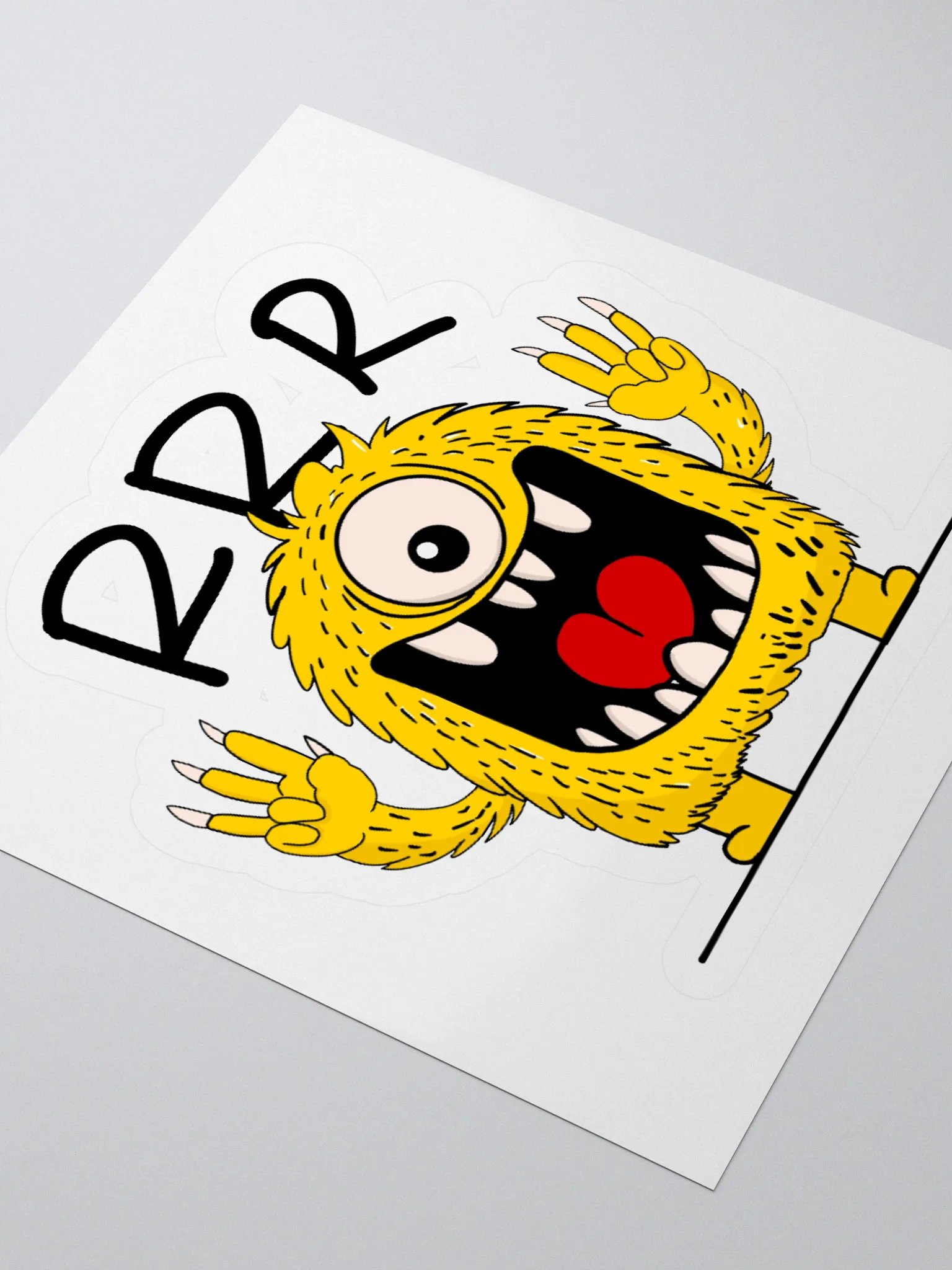 Monster with a Message Kiss Cut Stickers product image (8)