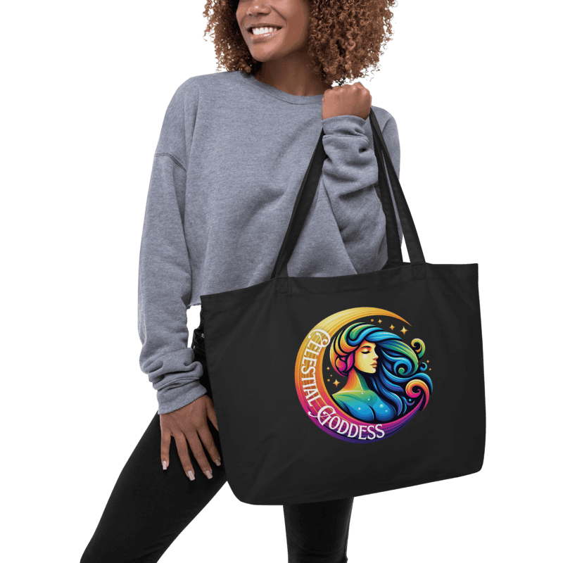 Celestial Crescent Moon Eco Tote product image (4)