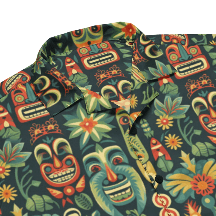 Tiki Tribal Hawaiian Shirt product image (2)