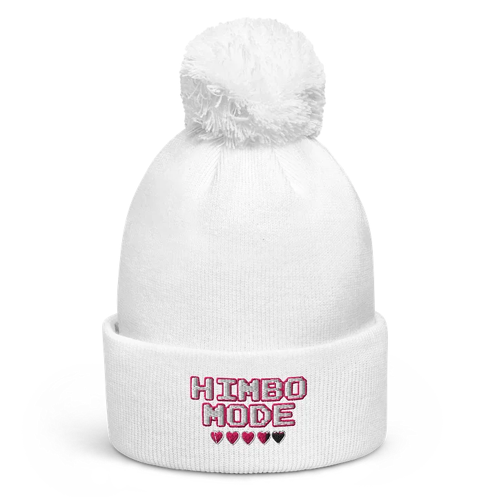HIMBO MODE Heart Bar Poof Ball Beanie product image (2)