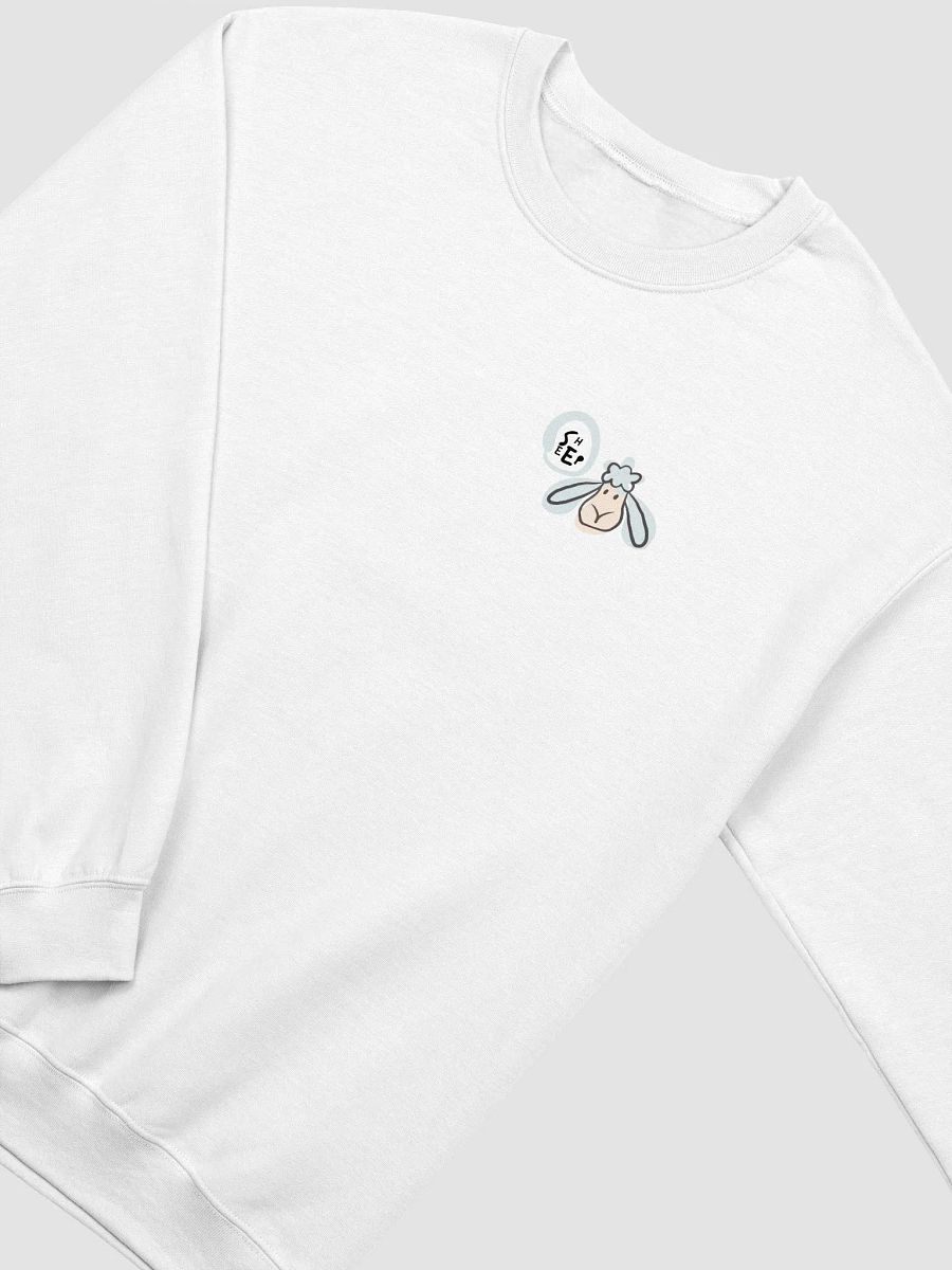 Fluffy Sheep Cartoon Crewneck product image (2)