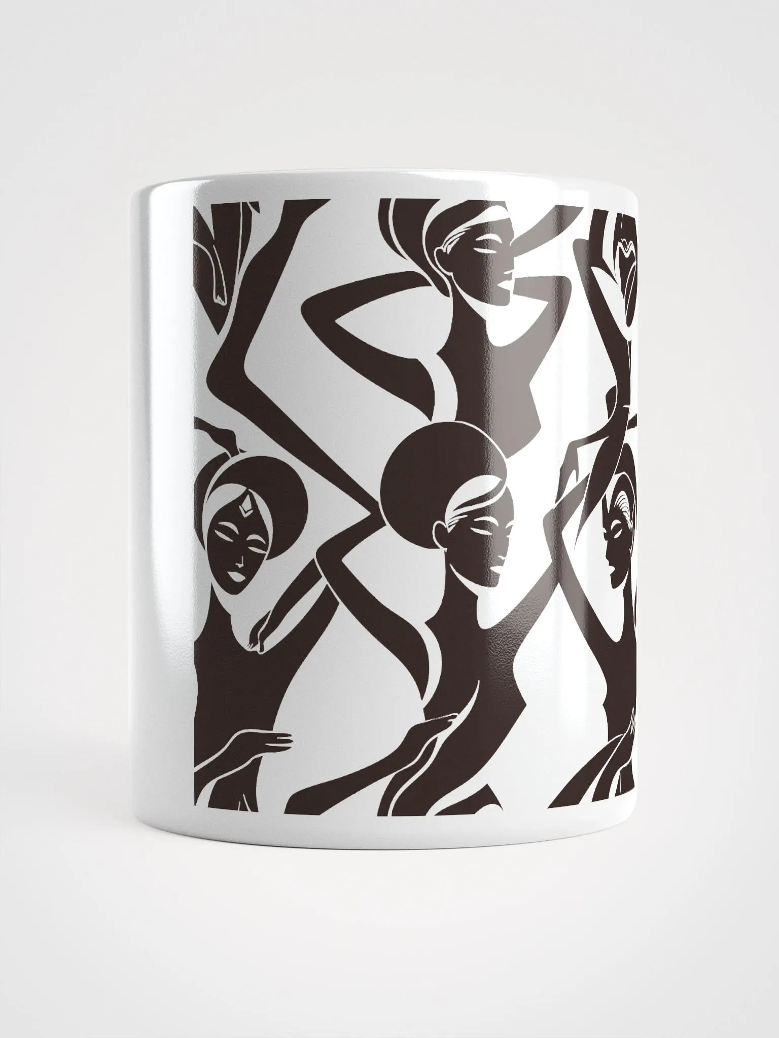 Shadow Dancers White Glossy Mug product image (13)