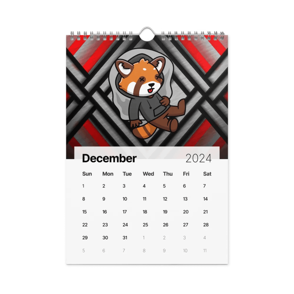 Red Panda 2024 Wall Calendar product image (4)