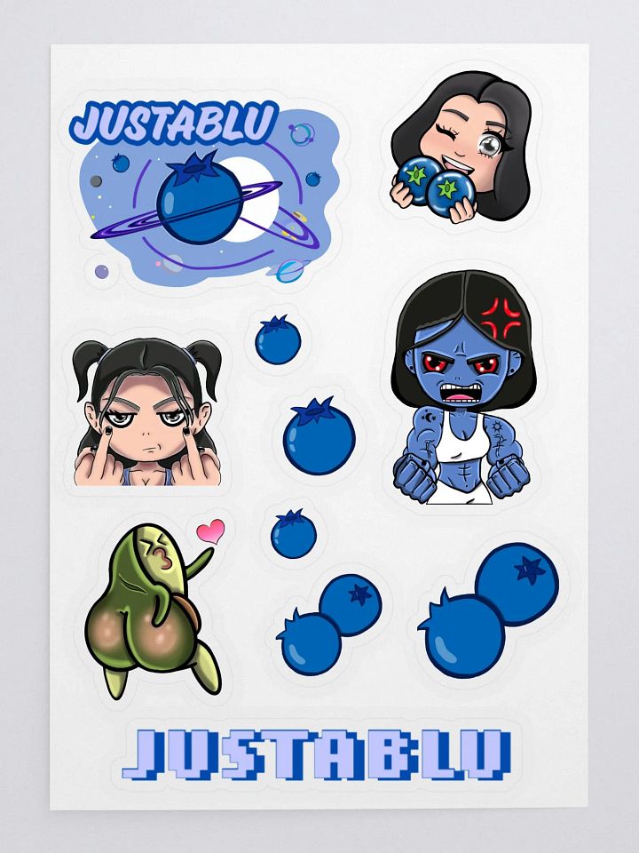 Justa Sticker Sheet product image (1)