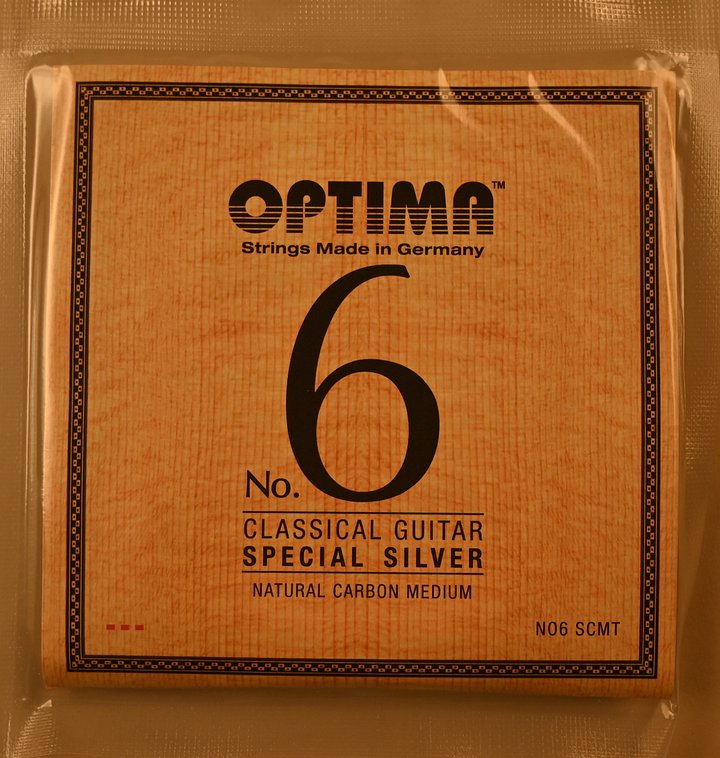 No. 6 Classical Guitar Special Silver Natural Carbon Medium product image (1)