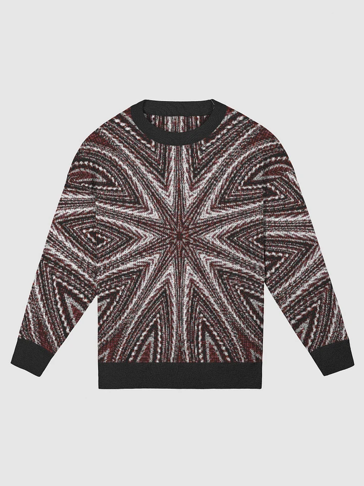 Candy Cane Kaleidoscope Relaxed Fit Sweater product image (2)