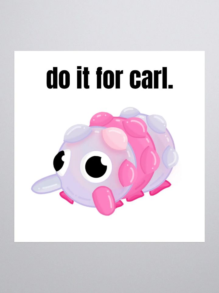 Carl Vinyl Sticker product image (1)