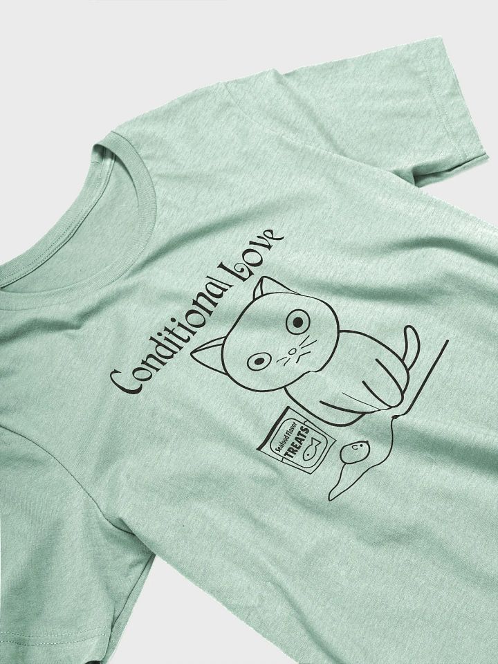 Conditional Love Unisex Tee, Black Print product image (2)