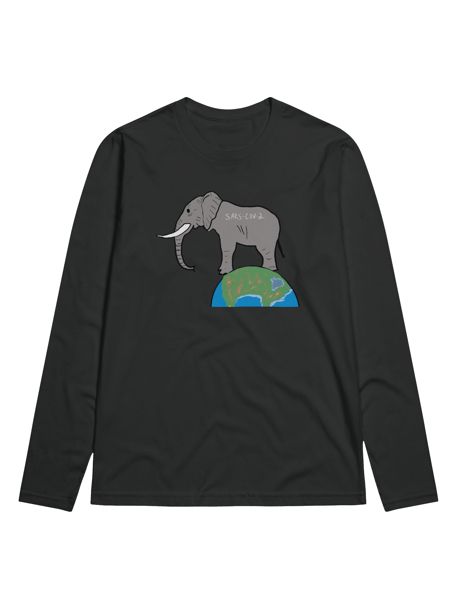 Elephant In The Room long sleeve tee product image (1)