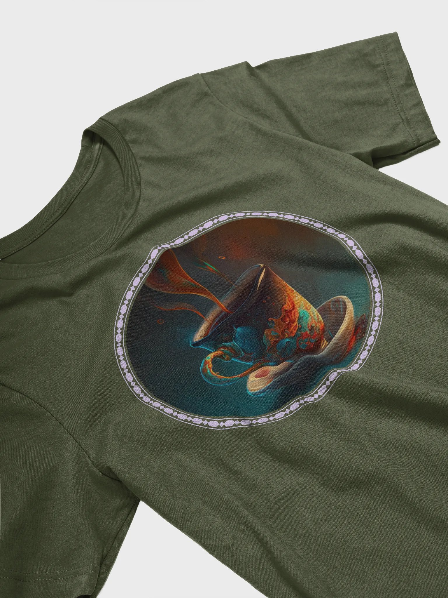 Coffee Swirls Hot Beverage T-Shirt product image (3)