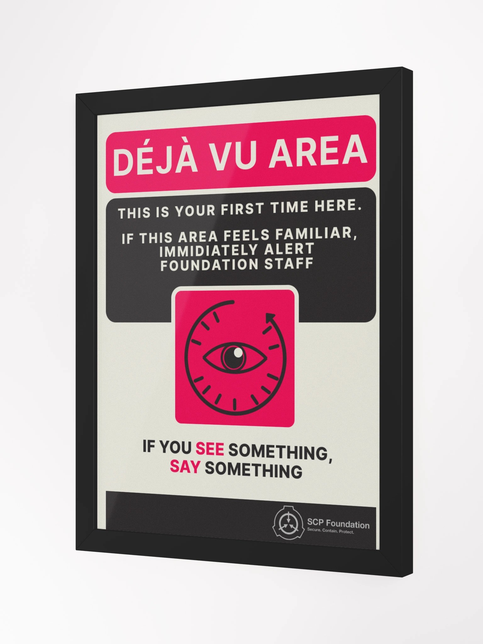 DEJA VU Framed Poster product image (2)