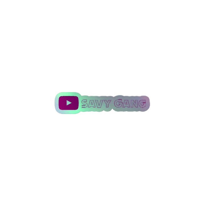 Hot Pink SAVYGANG Sticker product image (1)