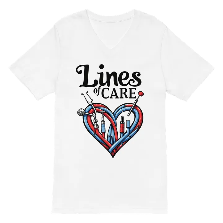 Lines of Care Heart T-shirt product image (2)