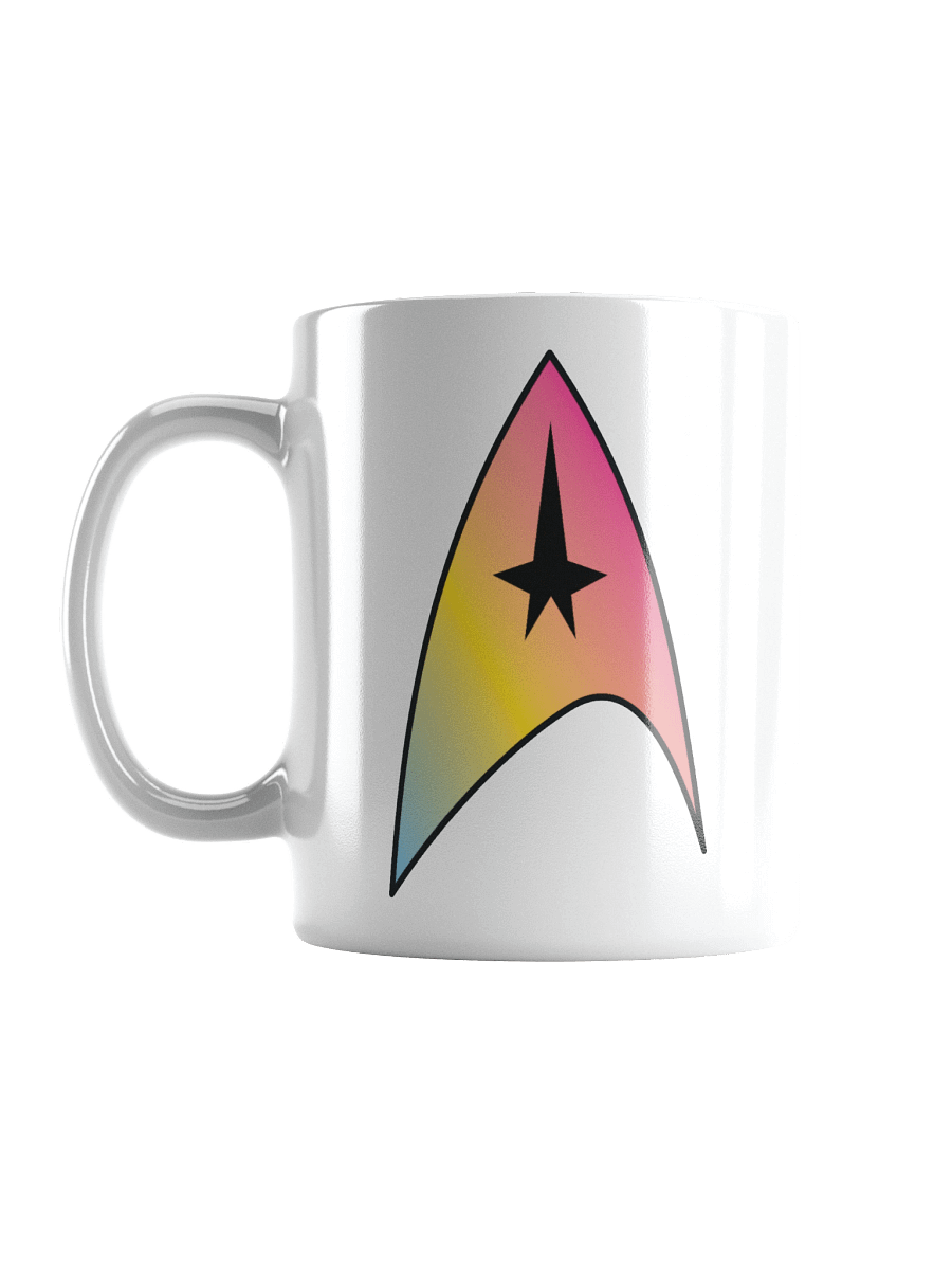 Pansexual Pride Gradient Starfleet Mug product image (6)
