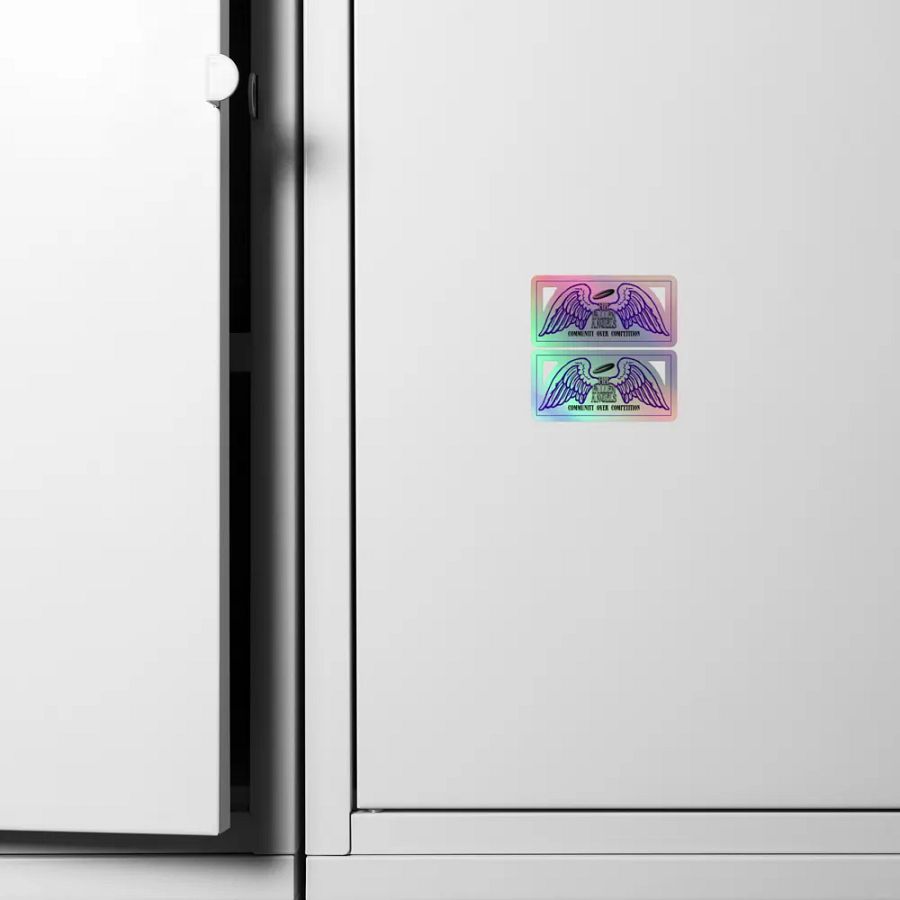 Fallen Angel Emblem Holographic Stickers x2 Stickers product image (4)