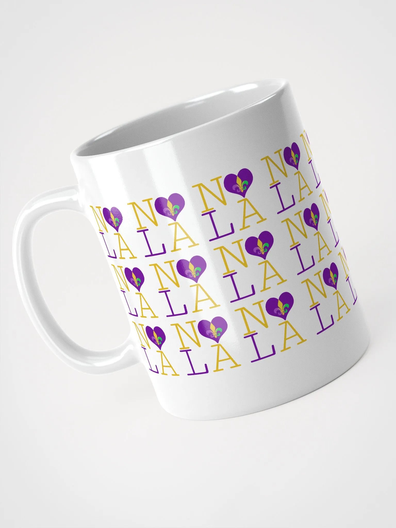 I LOVE NOLA **LEGACY MUG** (MARDI GRAS 3 INFINITY WALL) product image (8)