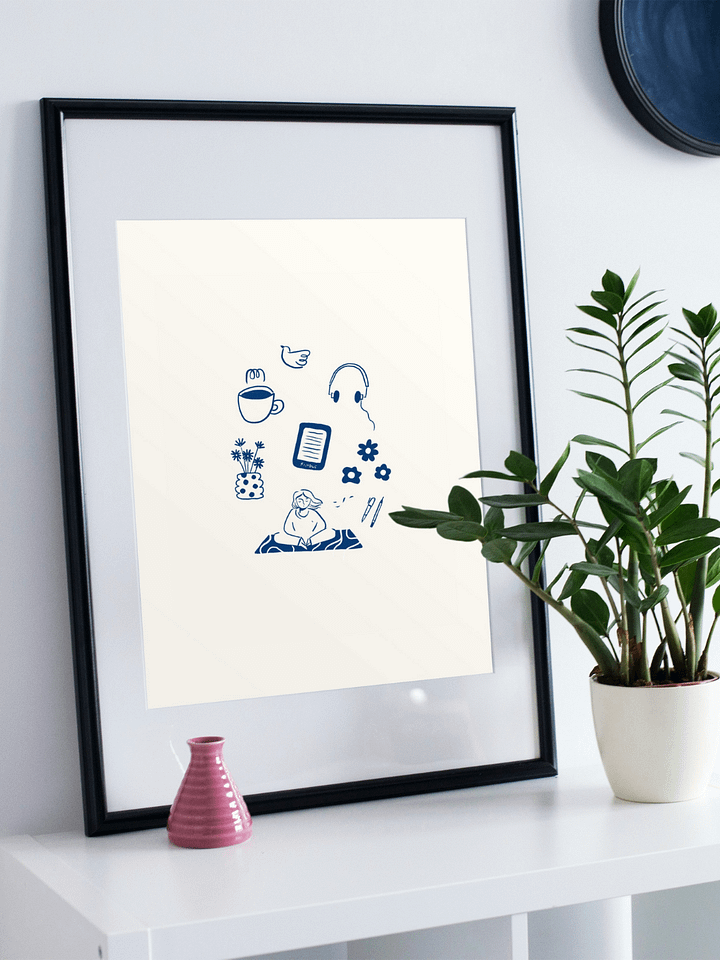 Cozy Creative Rituals – Minimalist Line Art Printable product image (2)