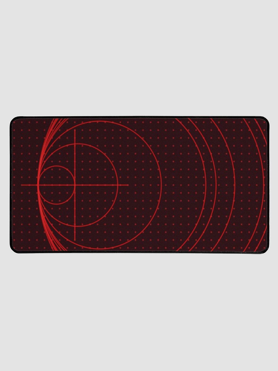 Desk Mat - Red Radio Pulse product image (1)
