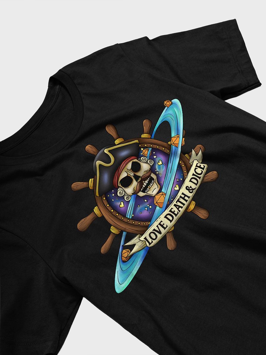Love Death and Dice: Astral Adventures – Spelljammer Skull Tee product image (3)