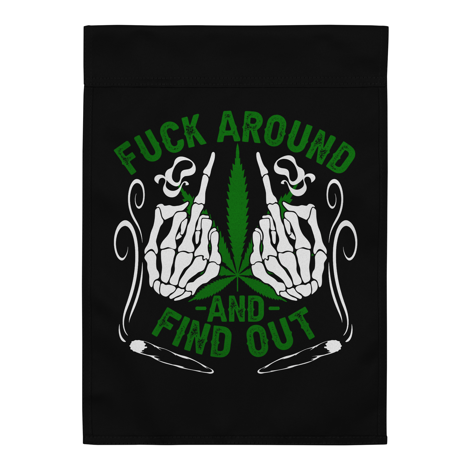 Hemp Quarters FAFO Garden Flag product image (3)
