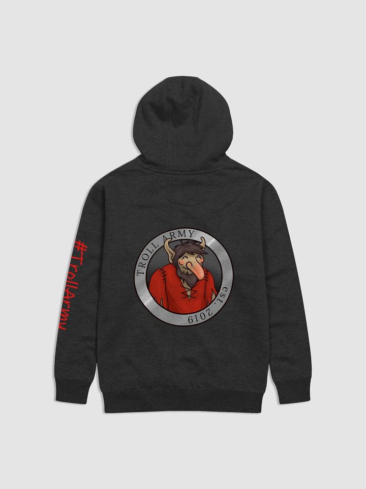 Troll Army Hoodie with arm printing product image (1)
