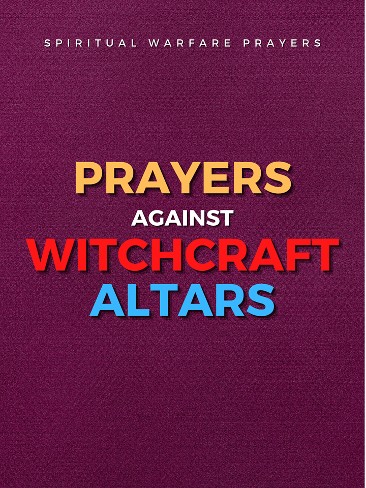 Prayer Against Witchcraft Altars product image (1)