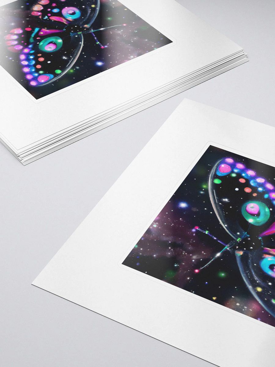 Cute Galactic Butterfly Delta Sticker product image (5)