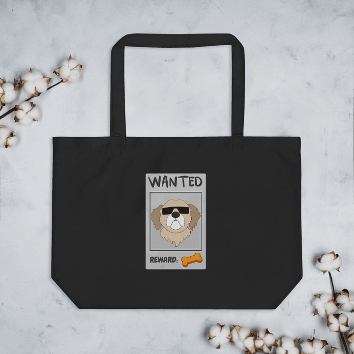 "WANTED" COOL PUP TOTE BAG product image (2)