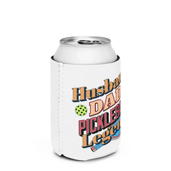 Husband Dad Pickleball Legend Can Cooler product image (2)