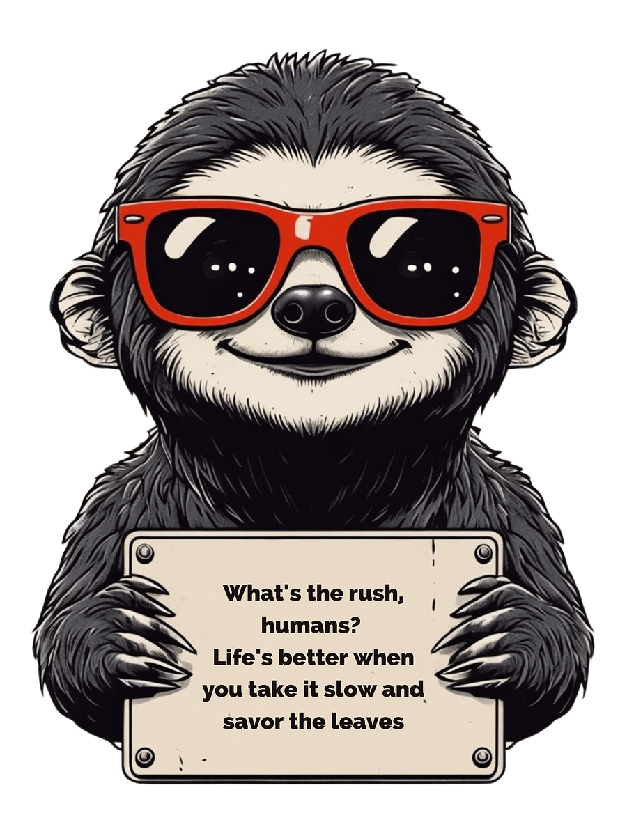 4 Happy Sloth Appeal Digital product product image (1)