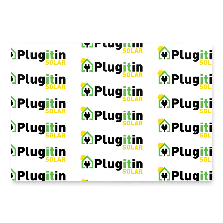 Plug It In Solar High-Quality Wrapping Paper Sheets (Set of 3) product image (3)