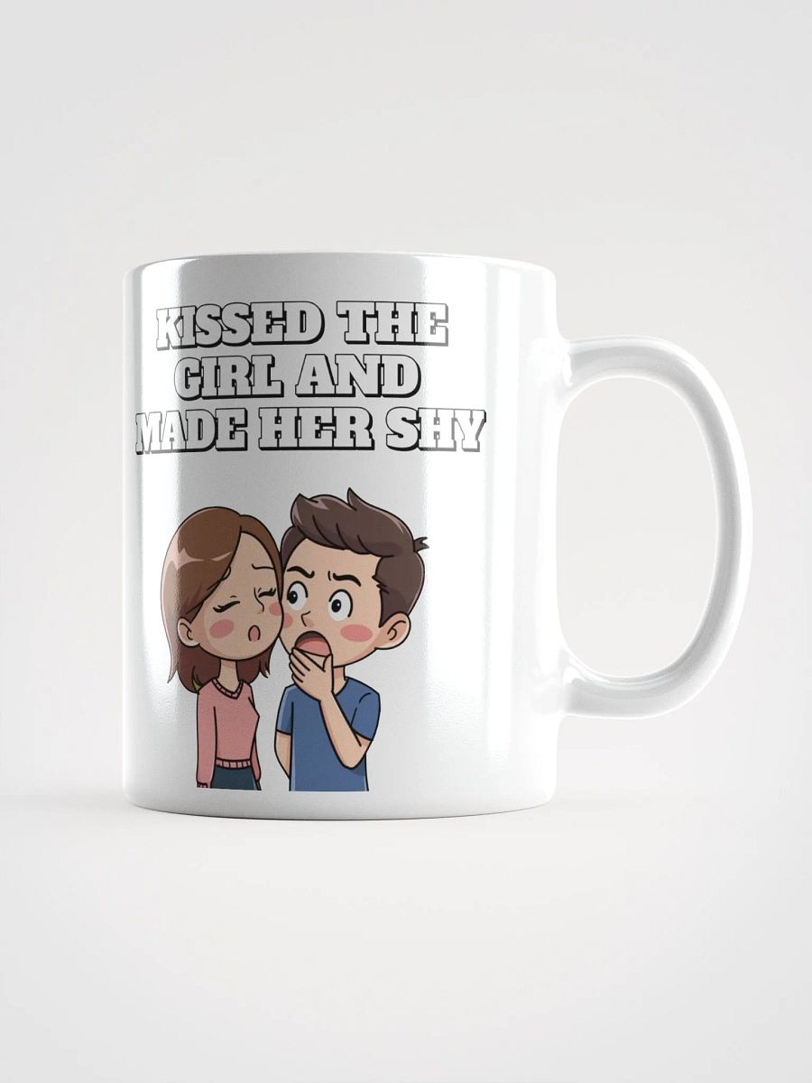 Kissed The Girl And Made Her Shy - Nursery Rhythm Parody White Mug product image (12)