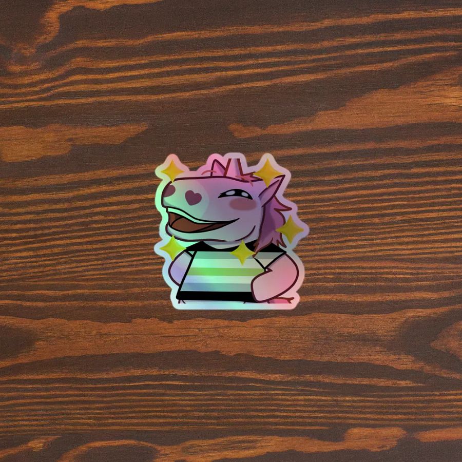 AGENDER Pride Holographic Sticker product image (5)