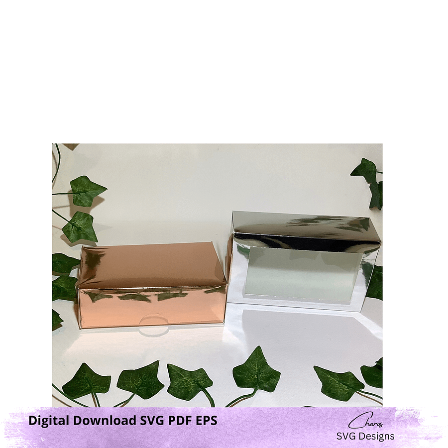 Rectangle Gift Box SVG Template Bundle product image (3)