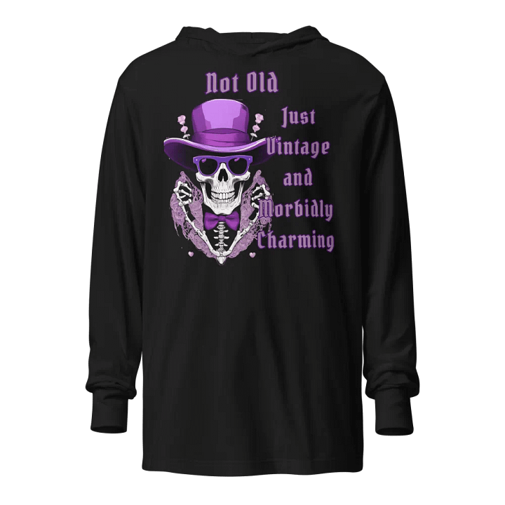 Vintage & Morbidly Charming Hooded Tee product image (1)
