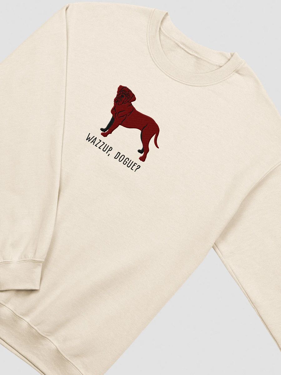 Wazzup, Dogue Sweatshirt (Embroidered) of a Dogue de Bordeaux(Chocolate) product image (3)