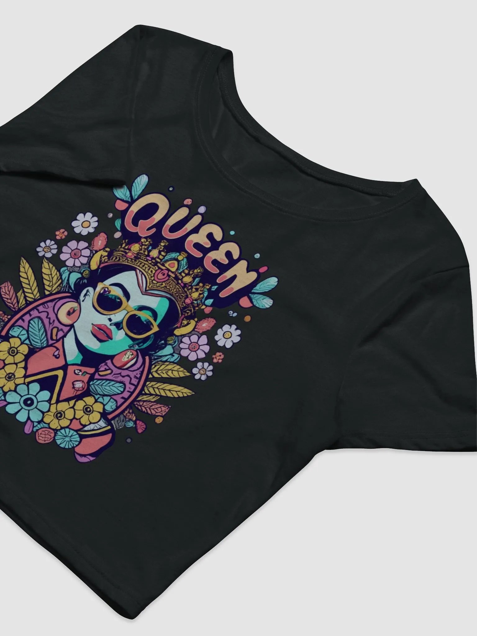 Queen Angelica Womans Cropped Tee product image (5)