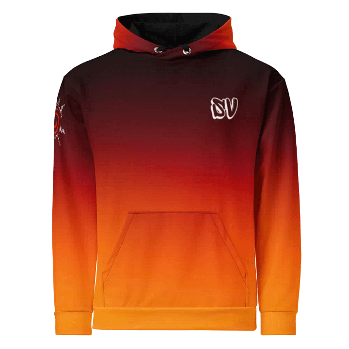STRAIGHT VIBIN NEON COLOR FADE STYLE KURAMA + NARUTO HOODIE product image (1)