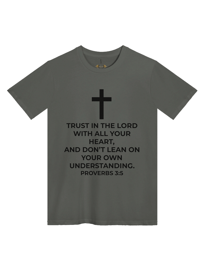 Proverbs 3:5 Unisex T-Shirt [Dark] product image (2)
