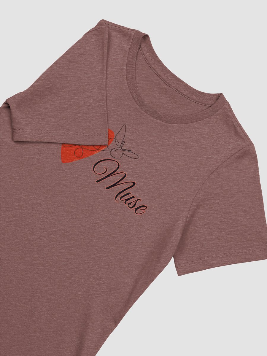 Women's Supersoft Relaxed-fit T-Shirt I Love Muse Letter product image (5)