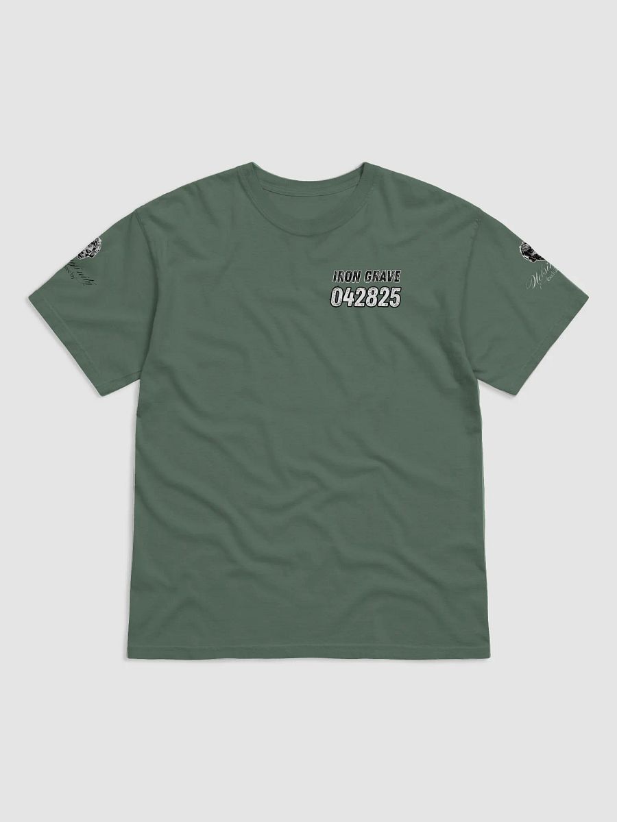 The Iron Grave - Blackwood Penitentiary - Inmate - White Logo T-Shirt product image (2)