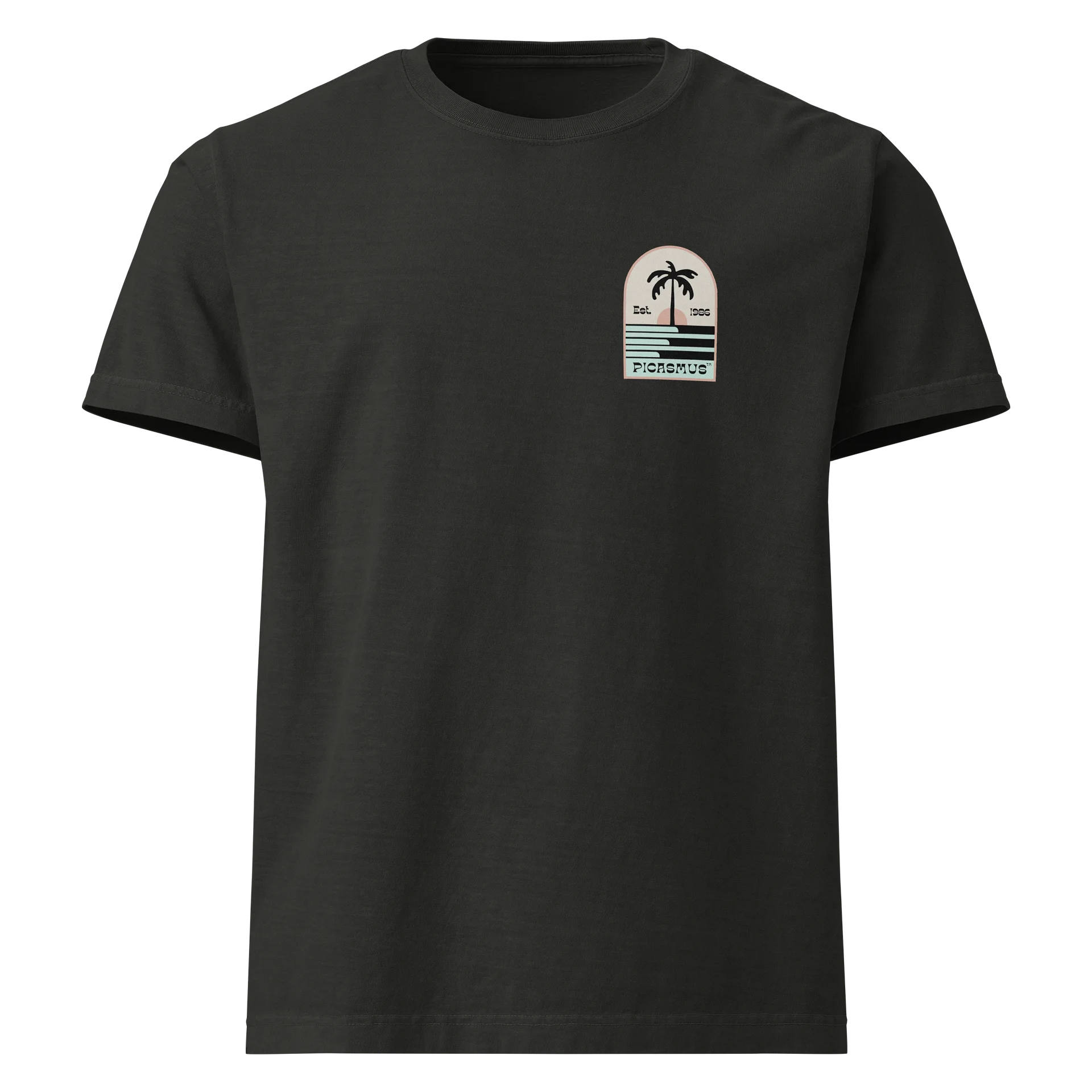 Sunset palm Unisex Oversized Garment-Dyed T-Shirt product image (1)