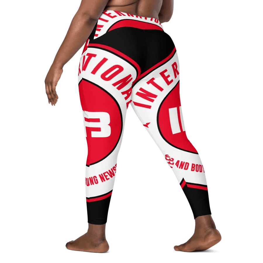 IFBNewsfeed.Org's All-Over Print Crossover Leggings with Pockets product image (9)